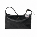 Chanel Black Quilted Hobo Shoulder Bag