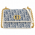 Dior Quilted Cannage Mini Flap Shoulder Bag with Adjustable Strap