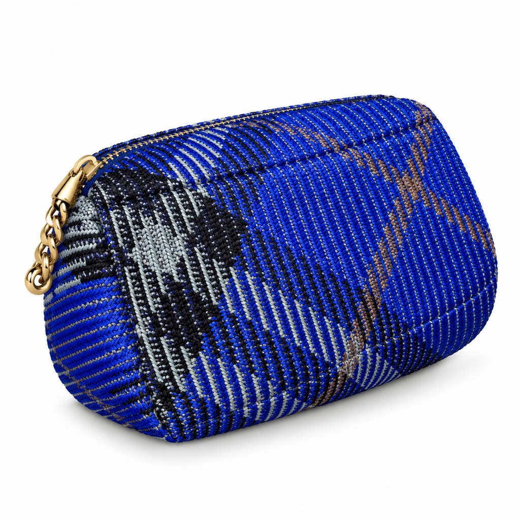 Burberry Blue Woven Chain Shoulder Bag