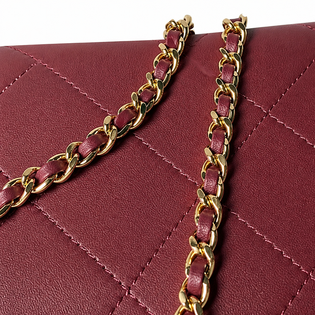 Chanel Quilted Structured Shoulder Bag