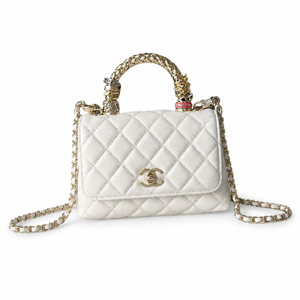 Chanel Small Diamond-Quilted Shoulder Bag