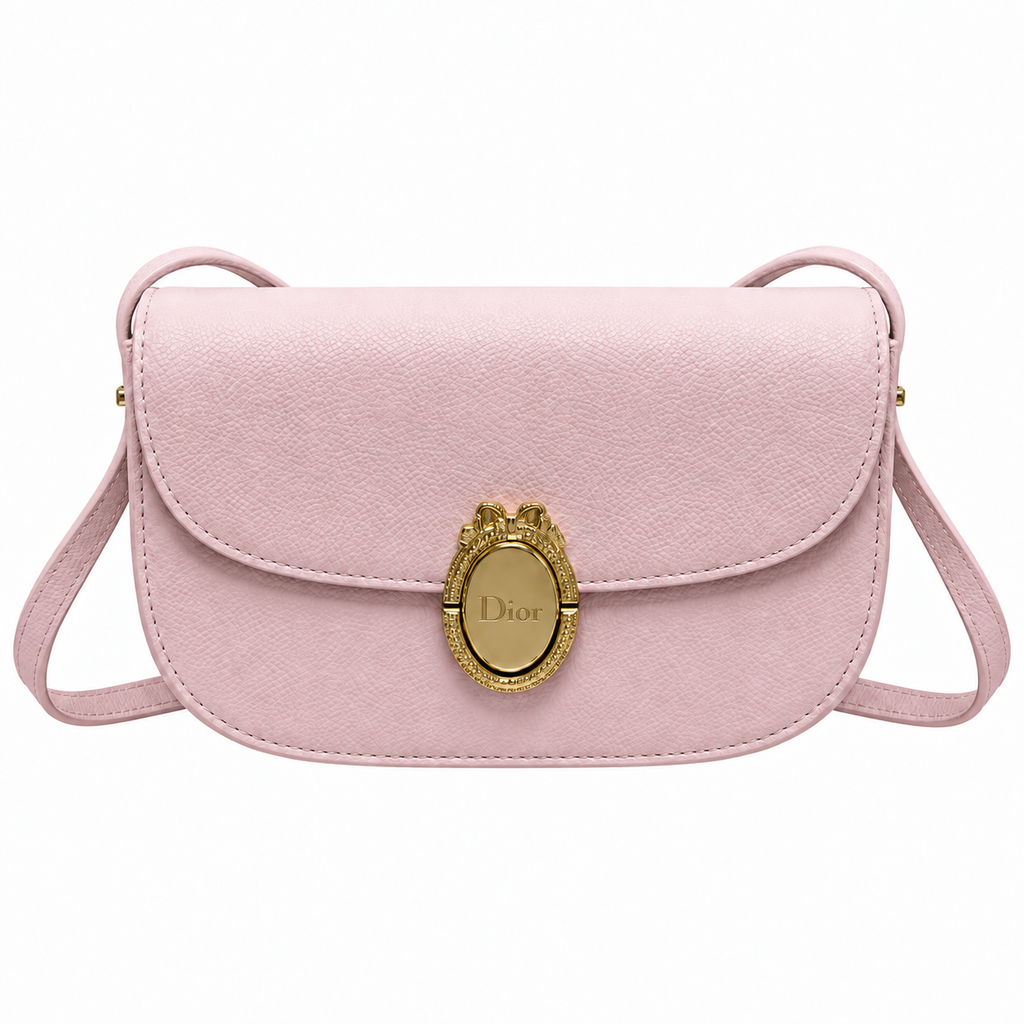 Dior Quilted Cannage Flap Shoulder Bag with Adjustable Strap