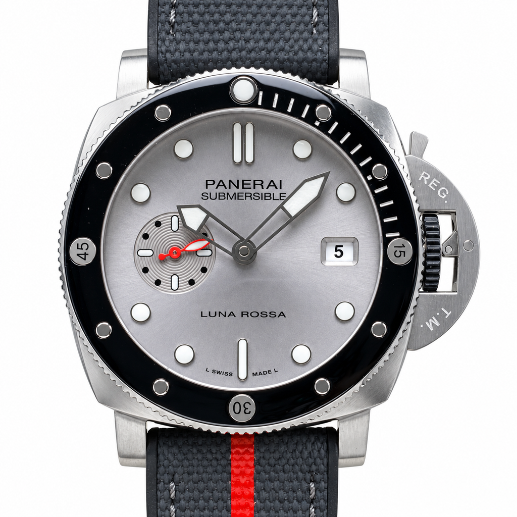 Panerai Luminor Marina Automatic 44mm Men's Steel Watch White Dial