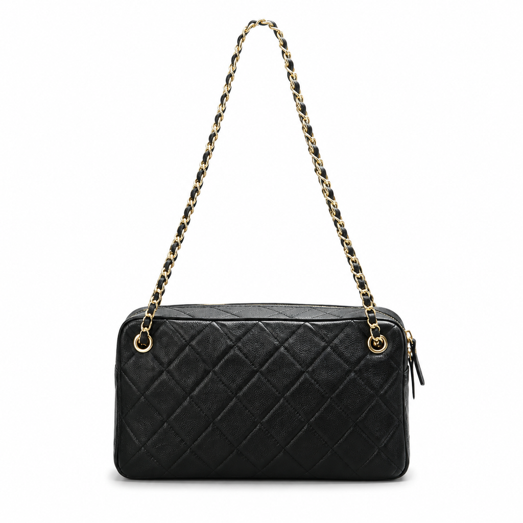 Chanel Sleek Quilted Crossbody Bag