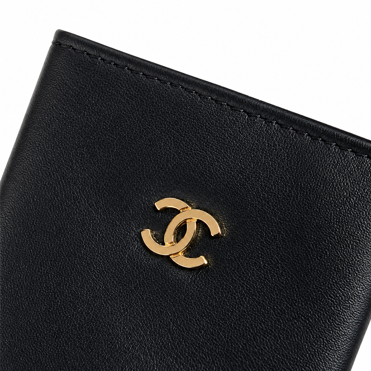 Chanel Black Woven Charm Crossbody Bag