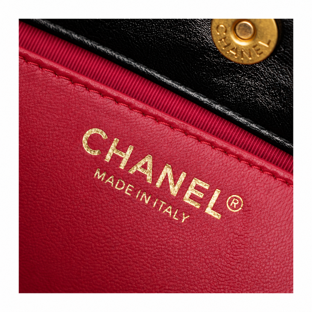 Chanel Black Quilted Lambskin No.5 Hobo Bag with Chain
