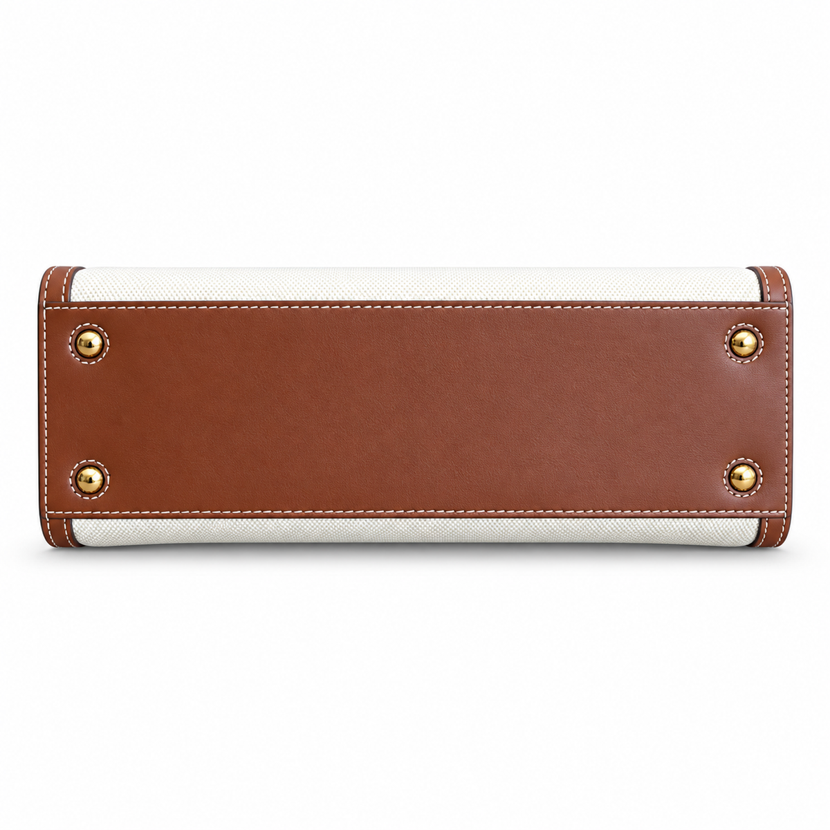 Burberry Contrast Trim Top Handle Bag