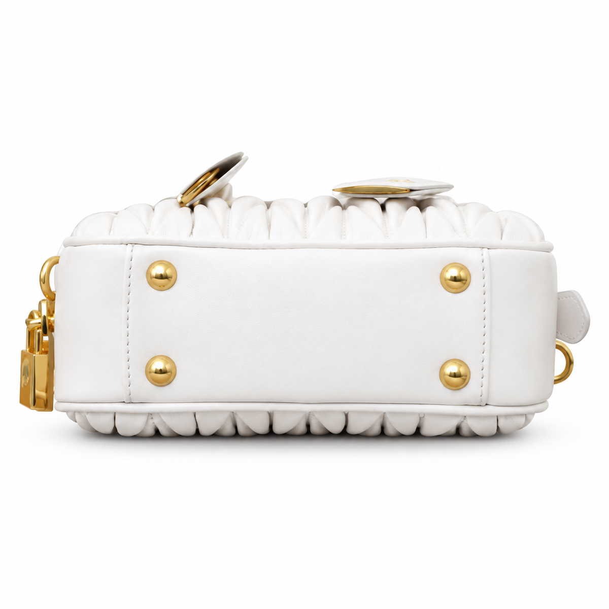 Miu Miu Matelassé Leather Sleek Crossbody Bag