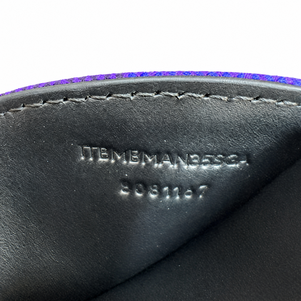 Burberry Purple Check Saddle Bag