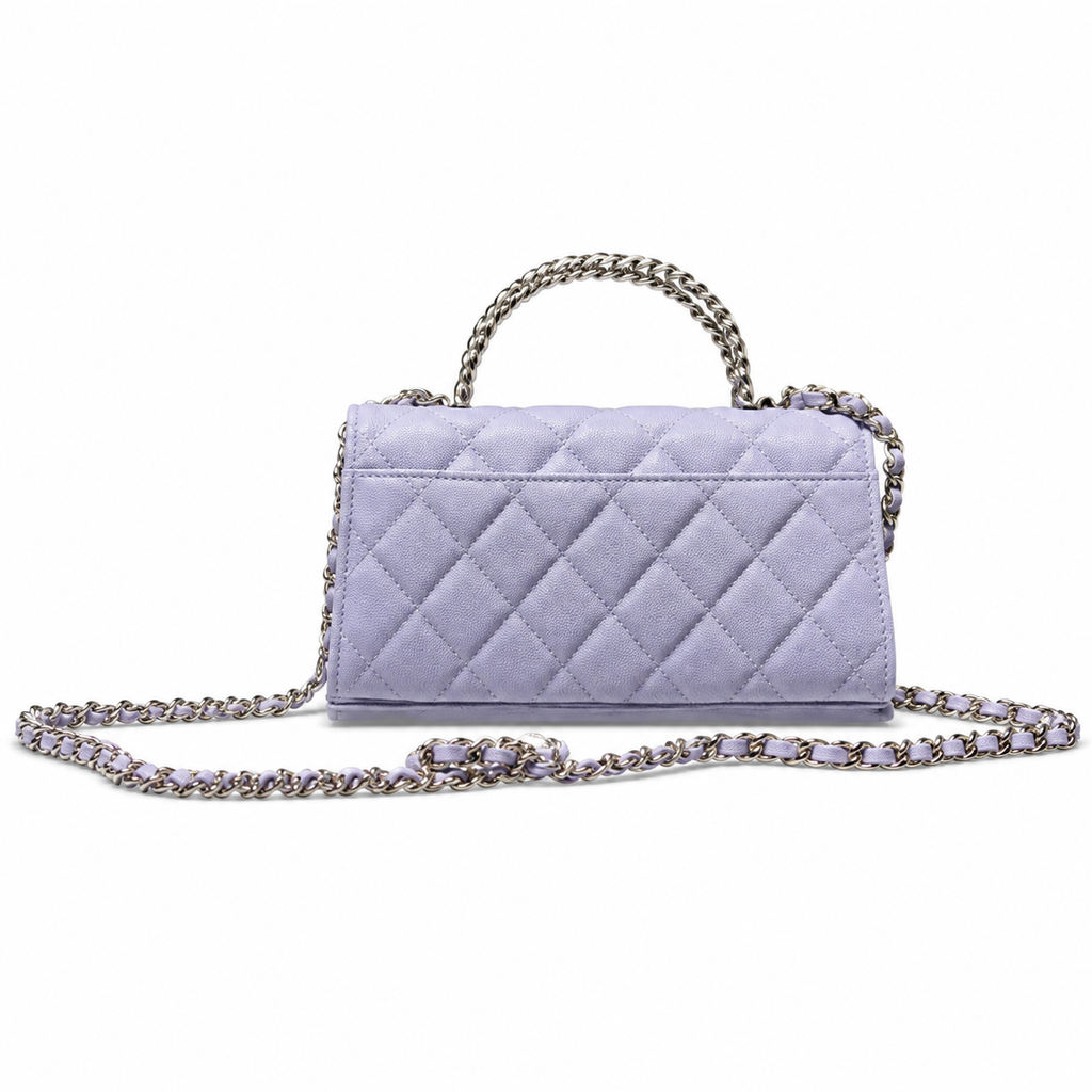 Chanel Quilted Leather Sculpted Flap Crossbody Bag