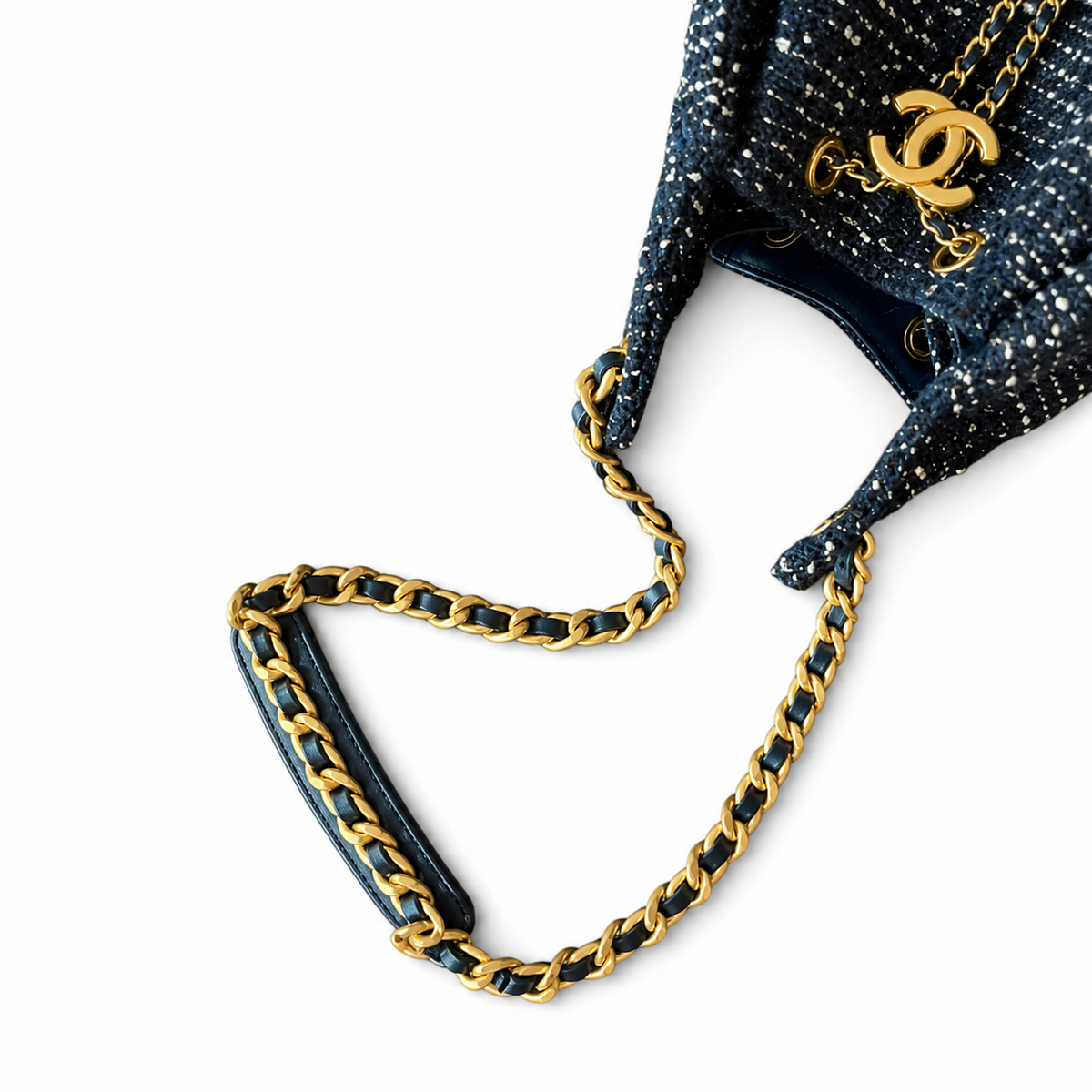 Chanel Quilted Leather Spacious Chain Shoulder Bag