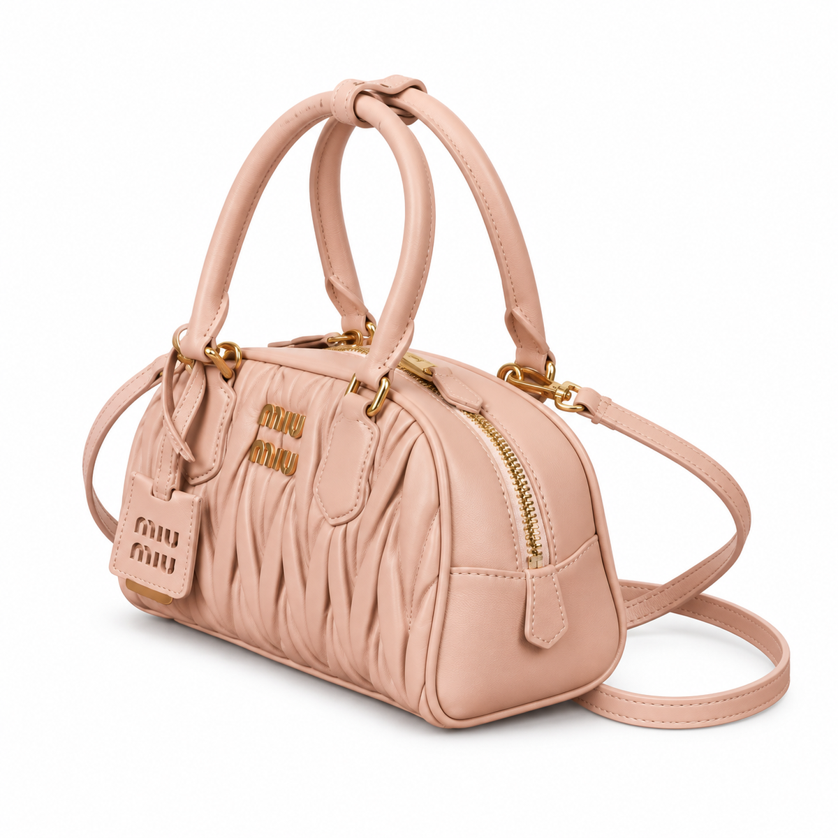 Miu Miu Matelassé Leather Modern Muse Crossbody Bag