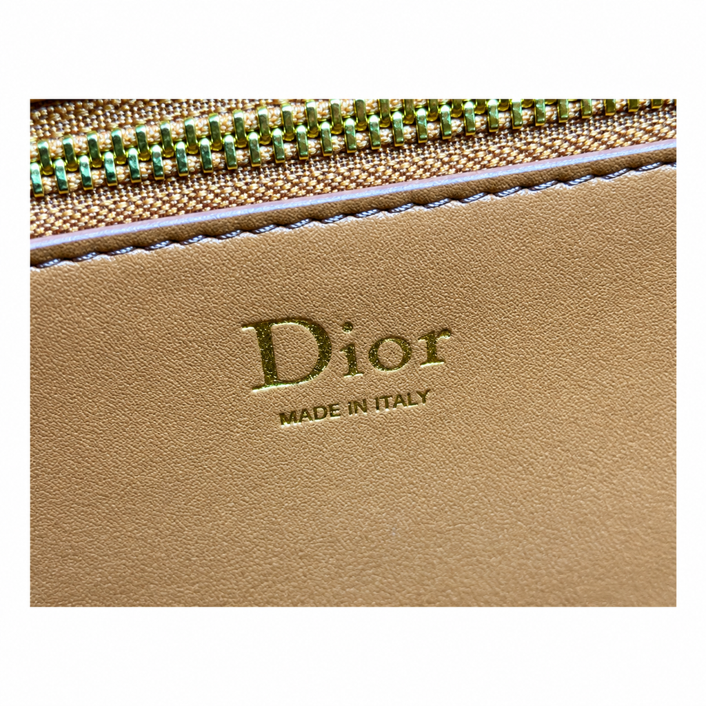 Dior Quilted Cannage Flap Shoulder Bag with Adjustable Strap