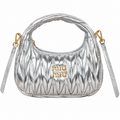 Miu Miu Matelassé Leather Soft-Fold Crossbody Bag