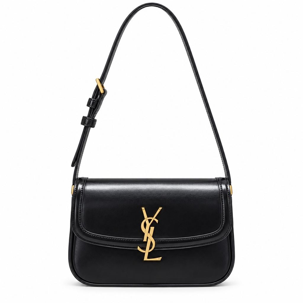 Saint Laurent Solferino Bag – Black Leather