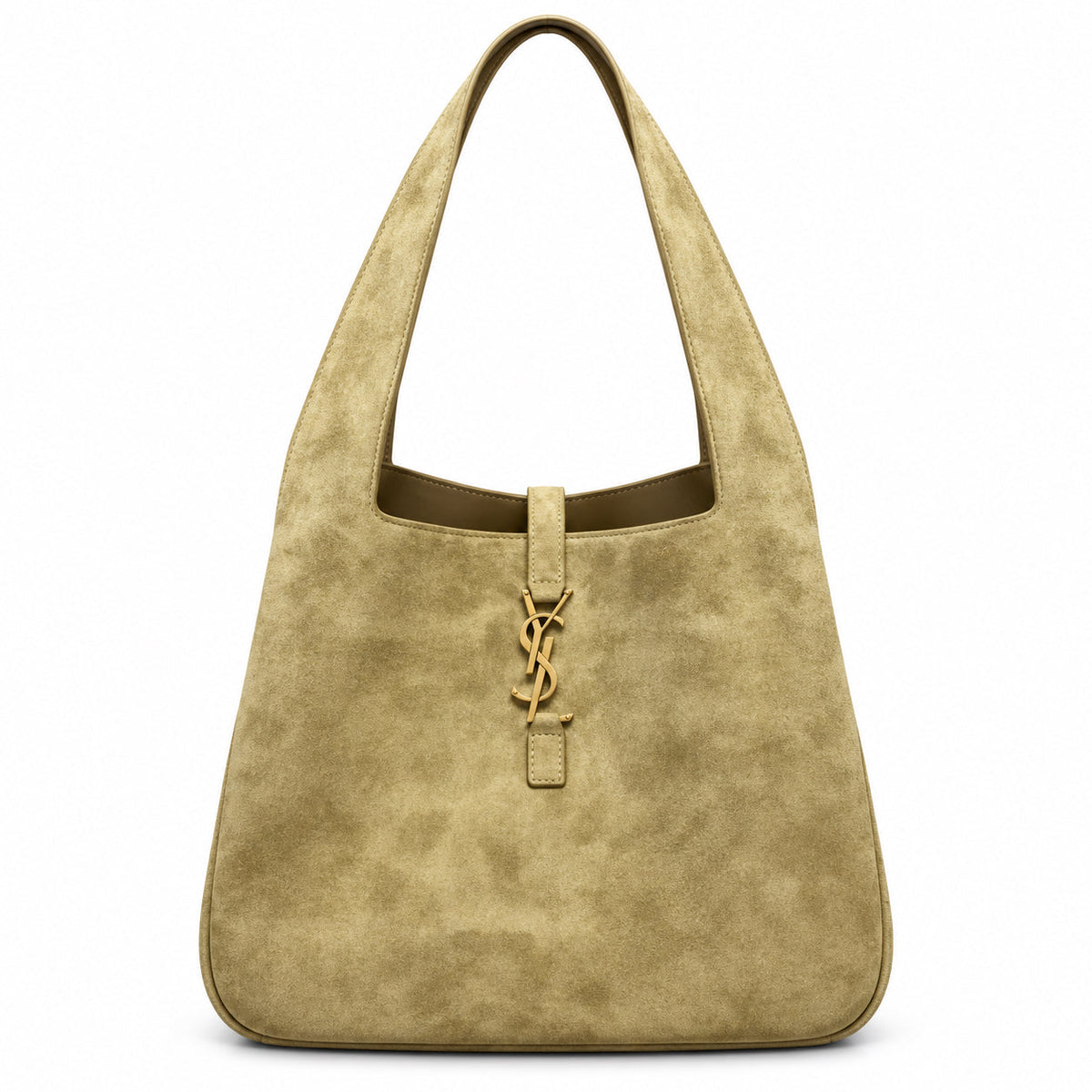 YSL Le 5 à 7 Tote Bag – Khaki Suede