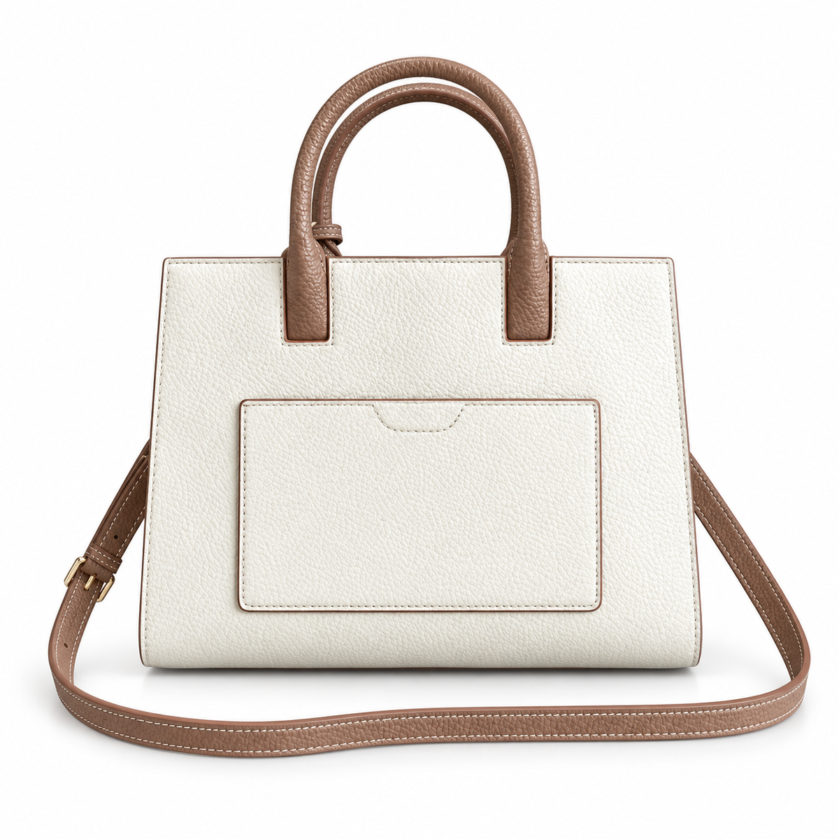 Burberry Two-Tone Top Handle Bag