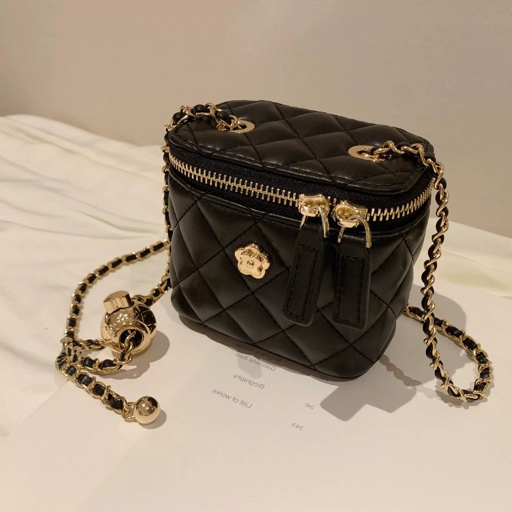 Dior Leather Bow Chain Bag