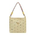 Polka Dot Bow Charm Shoulder Bag